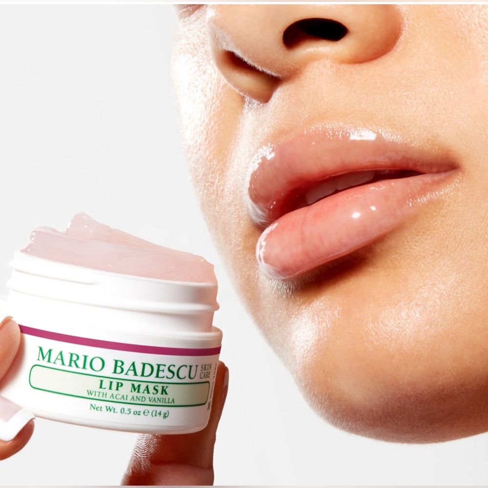 Mario Badescu Lip Mask - Overnight Lip Treatment Açaí & Vanilla FACTORY SEALED